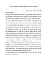 Viết thư cho người thân kể chuyện xảy ra tại nơi em ở