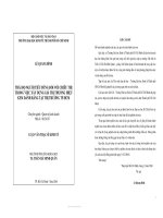 Thái độ người tiêu dùng đối với chiêu thị trong việc xây dựng giá trị thương hiệu kem đánh răng tại thị trường TP