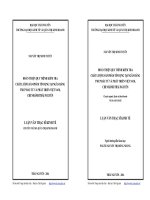 Hoàn thiện quy trình kiểm tra chất lượng sản phẩm tín dụng tại ngân hàng thương mại cổ phần đầu tư và phát triển Việt Nam chi nhánh Thái Nguyên