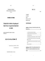 ứng dụng mô hình ZScore  và ứng dụng mô hình ZScore trong dự báo khánh kiệt tài chính