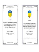 Các yếu tố ảnh hưởng đến mức độ hài lòng của khách hàng về chất lượng dịch vụ thẻ ATM nội địa tại các ngân hàng TMCP trên địa bàn thành phố Hồ Chí Minh