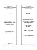 Kiểm soát chi thường xuyên ngân sách nhà nước qua kho bạc nhà nước tỉnh Hải Dương