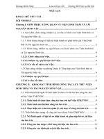 Báo cáo thực tập Văn thưc lưu trữ tại VIỆN SINH THÁI và tài NGUYÊN SINH vật