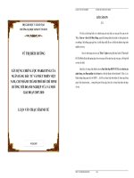 Kinh tế Xây dựng chiến lược Marketing của Ngân hàng Đầu tư và Phát triển Việt Nam, chi nhánh TPHCM hướng tới doanh nghiệp vừa và nhỏ giai đoạn 20072010