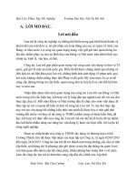 Báo cáo thực tập tốt nghiệp văn thư lưu trữ tại công ty TNHH xây dựng và thương mại cơ khí trường thành