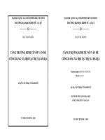 Kinh tế Tăng trưởng với vấn đề công bằng xã hội tại thị xã Bà Rịa  Mai Văn Nghĩa