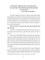 13 đặc ĐIỂM VÀ GIÁ TRỊ LỊCH SỬ CỦA CUỘC BIỂU TÌNH CHIẾM HUYỆN ĐƯỜNG đức PHỔ