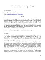 Mô Hình Hóa Hành Vi Lựa Chọn: Lý Thuyết và Ứng Dụng