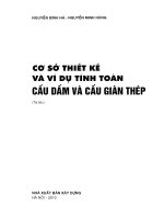 Cơ sở thiết kế và ví dụ tính toán cầu dầm và cầu giàn thép phần 1