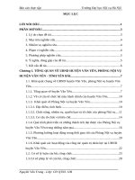 Báo cáo thực tập quản trị nhân lực: Một số giải pháp nhằm nâng cao chất lượng đội ngũ cán bộ, công chức cấp xã, thị trấn huyện văn yên   tỉnh yên bái