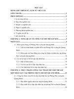 Báo cáo thực tập quản trị nhân lực: Công tác tham mưu bố trí sắp xếp nhân lực tại phòng nội vụ huyện quang bình