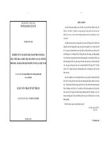 Nghiên cứu ứng dụng bài toán phân tích đa mục tiêu (MCA) cho việc so sánh và luận chứng phương án bảo trì mặt đường ô tô tại Việt Nam