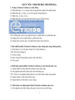 TRẮC NGHIỆM GIUN tóc