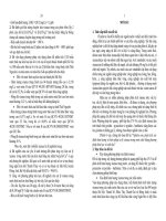 (Tóm tắt luận án tiến sĩ Hóa học) NGHIÊN CỨU PHÂN TÍCH XÁC ĐỊNH HÀM LƯỢNG VÀ BIỆN PHÁP XỬ LÍ XIANUA TRONG NƯỚC THẢI BẰNG PHƯƠNG PHÁP HÓA HỌC VÀ SINH HỌC