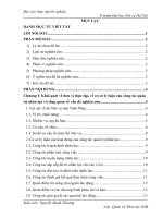 Báo cáo thực tập quản trị nhân lực: Báo cáo thực tập quản trị nhân lực: Thực tiễn hoạt động thi tuyển công chức hành chính nhà nước tại sở nội vụ tỉnh vĩnh phúc