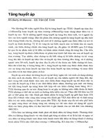 Tăng huyết áp,mạch máu và bạch huyết (chẩn đoán và điều trị y học hiện đại) 