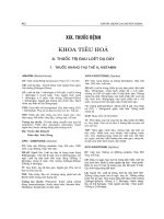 thuốc bệnh khoa tiêu hoá 