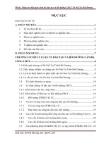 Báo cáo thực tập quản trị nhân lực: Nâng cao hiệu quả công tác đào tạo và bồi dưỡng cán bộ, công chức của sở nội vụ tỉnh hải dương