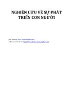 Nghiên cứu về sự phát triển của con người