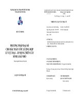 bài toán ước lượng hợp lý cực đại  Áp dụng trên cây sinh loài nhỏ