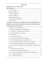 Báo cáo thực tập quản trị nhân lực: Một số giải pháp nâng cao chất lượng đội ngũ cán bộ, công chức cấp xã tại huyện bình gia, tỉnh lạng sơn