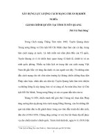 Quá trình chuẩn bị mọi mặt tiến tới khởi nghĩa giành chính quyền ở Tuyên Quang