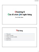 Bài giảng tiền tệ ngân hàng chương 6
