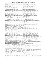 Bai tap phan tich da thuc thanh nhan tu lop 8