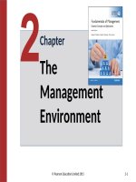 Bài giảng môn Quản trị học Chương 2
