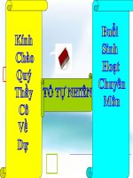 chuyên đề dạy học theo phương pháp bàn tay nặn  bột