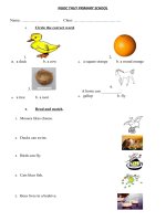 TEST 1 English for children