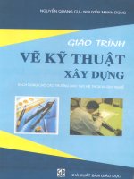 Giáo trình vẽ kỹ thuật xây dựng   nguyễn quang cự  nguyễn mạnh dũng