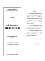 Luận văn Thạc sĩ Lịch sử Nghề gốm ở Bình Dương từ cuối thế kỷ XIX đến năm 1975