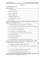 Báo cáo thực tập quản trị nhân lực: Thực trạng quan hệ lao động tại công ty cổ phần cầu 11 thăng long