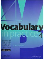 Vocabulary in practice 4 intermediate1