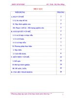 Sáng kiến kinh nghiệm môn sinh học THCS hay, sinh động.