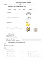 TEST 4 English for children