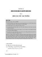 bệnh do nội nhân và nguyên nhân khác (bệnh học và điều trị đông y) 