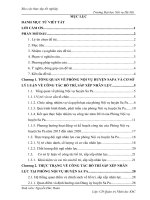 Báo cáo thực tập quản trị nhân lực: Công tác bố trí sắp xếp nhân lực tại phòng nội vụ huyện sa pa