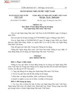 Thông tư số 022013TTNHNN của Ngân hàng Nhà nước Việt Nam