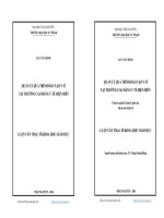 Quản lý quá trình đào tạo Y sĩ tại Trường Cao đẳng Y tế Điện Biên