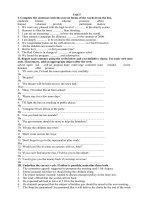 Unit 5  bt mlh 11 Bài tập mai lan hương lớp 11