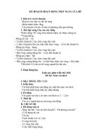 KẾ HOẠCH HOẠT ĐỘNG MỘT NGÀY NHÀ TRẺ