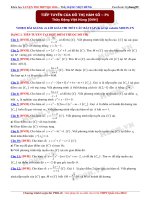 Đồ thị hàm số ôn thi lớp 12