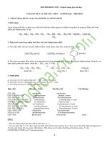 LÝ THUYẾT AMIN AMINO AXIT  PROTEIN