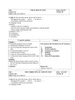 Test 3 Unit 5 và 7 lớp 11