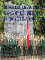 những chiến dịch tiêu biểu trong kháng chiến chống mỹ