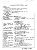 GIÁO ÁN TIẾNG ANH LỚP 10  bam sat 10 11