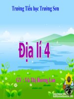 bài giảng điện tử thành phố huế lớp 4