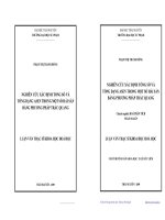 Nghiên cứu xác định tổng số và tổng dạng asen trong một số hải sản bằng phương pháp trắc quang